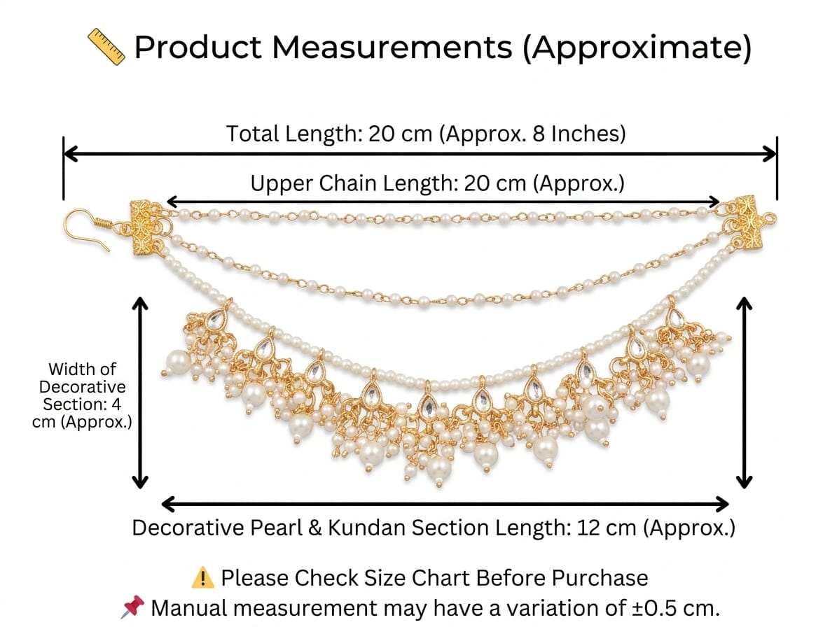 ✨ Pearl Bridal Hair Chain | Elegant Side Hair Accessory for Women - Image 10
